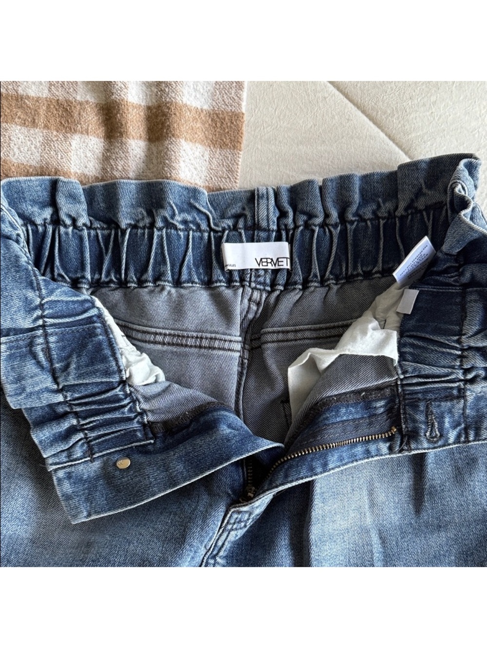 Vervet Paper Bag Denim Jeans - Picture 4 of 5